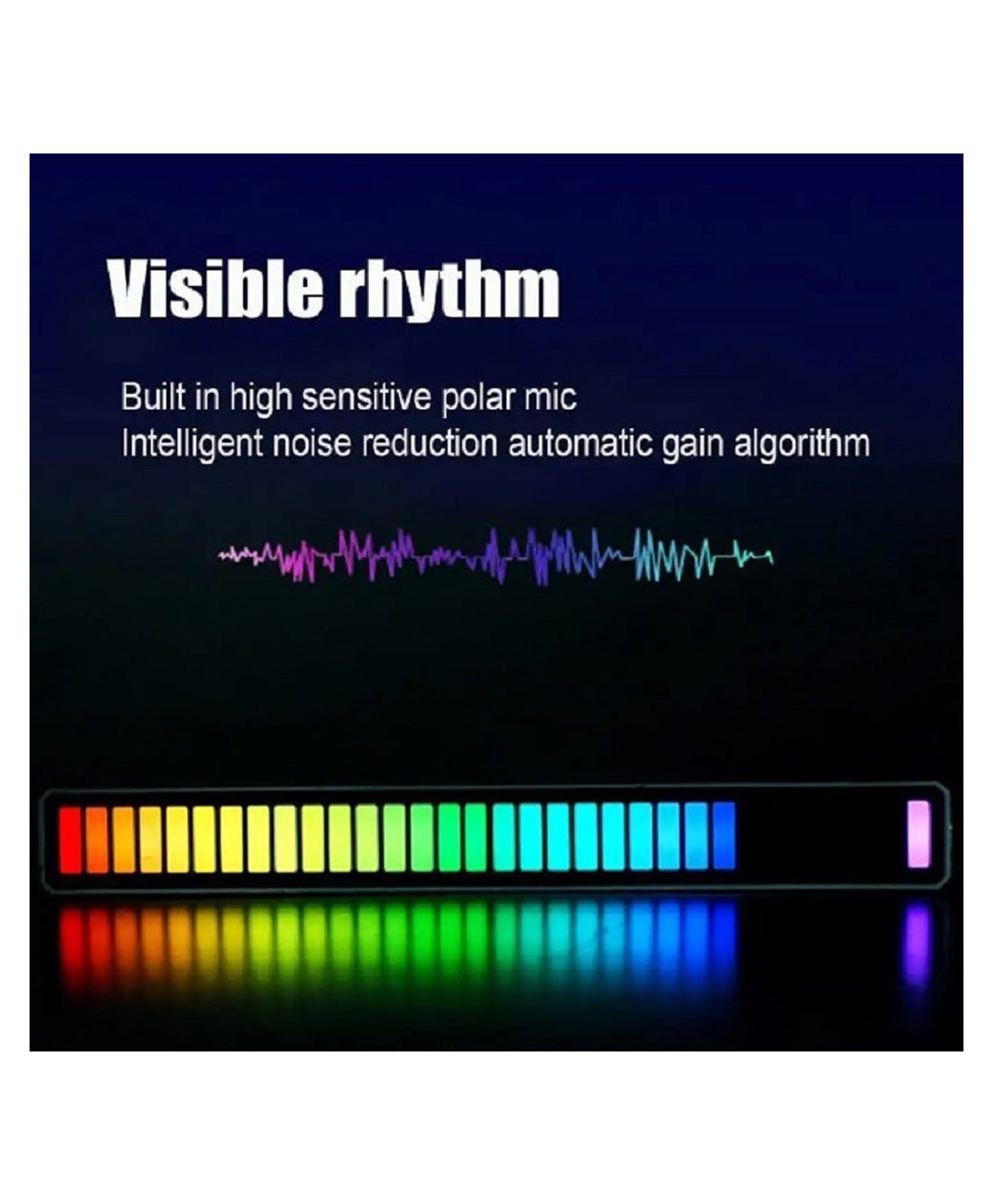 Sound Reactive LED Light Bar Rhythm Light