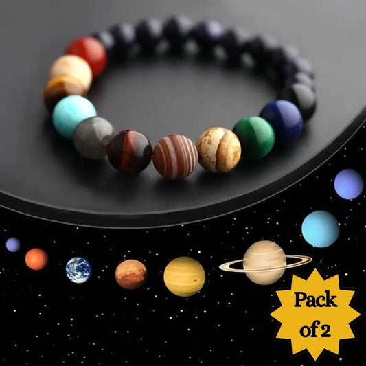 Galaxy Gem Beads Bracelet (Pack of 2)