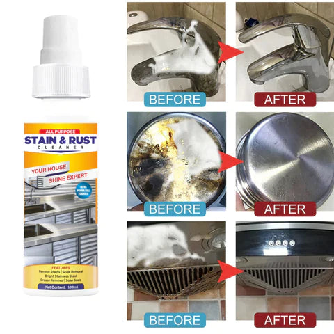All-Purpose Stain Cleaner( Buy 1 Get 1 Free) for kitchen bathroom and other areas
