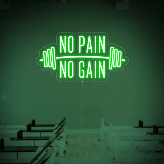 NO PAIN NO GAIN- 2 by 3 ft Size