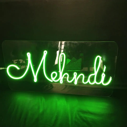 MEHNDI- Neon Sign
