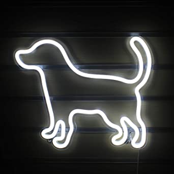DOG SHAPE- Neon Sign