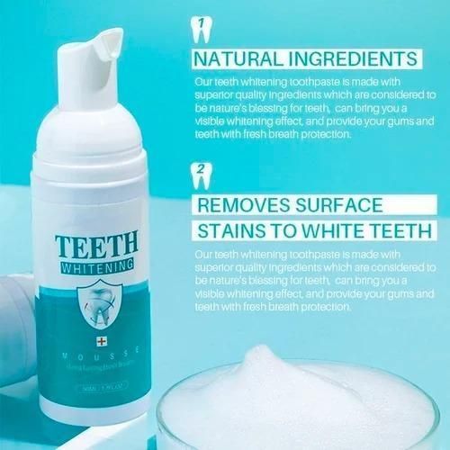 Teeth Whitening Foam for better teeth health