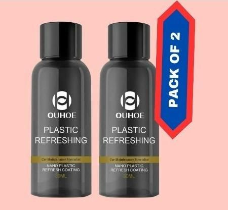 Plastic Revitalizing Coating Agent ceramic polish for all types of vehicles(Pack Of 2)