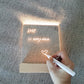 3D ACRYLIC WRITING BOARD WITH PEN