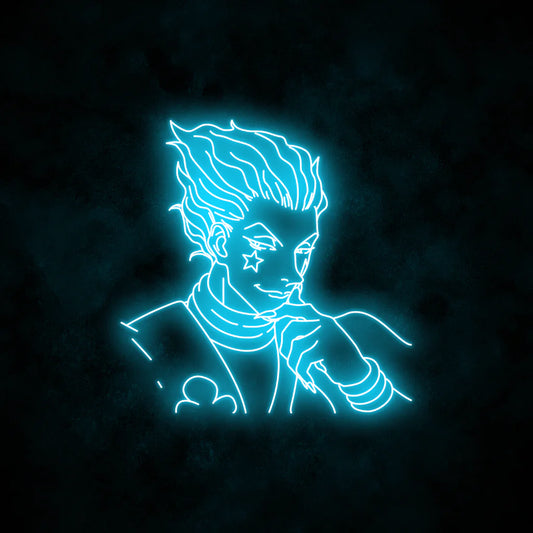 HISOKA- Neon Sign 24 by 24 Inches