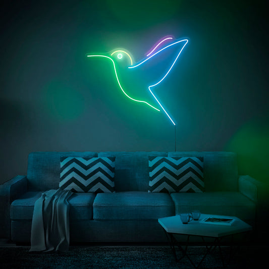 BIRD- Neon Sign 18 by 18 Inches