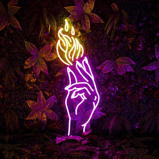 HAND OF PASSION- Neon Sign