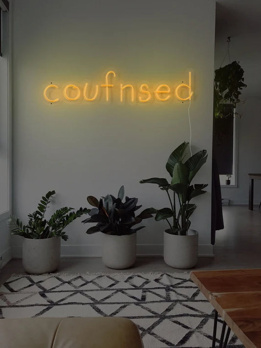 CONFUSED- Neon Sign