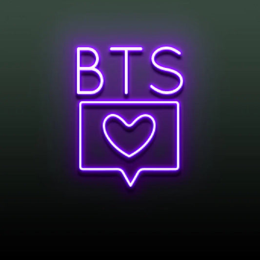 BTS MESSAGE- Neon Sign