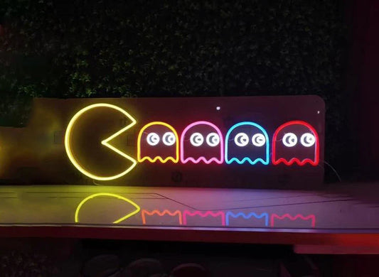 PAC-MAN Doodle- Neon Sign