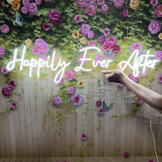 HAPPILY EVER AFTER- Neon Sign