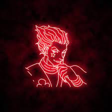 HISOKA- Neon Sign 24 by 24 Inches