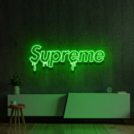 SUPREME DRIP- Neon Sign